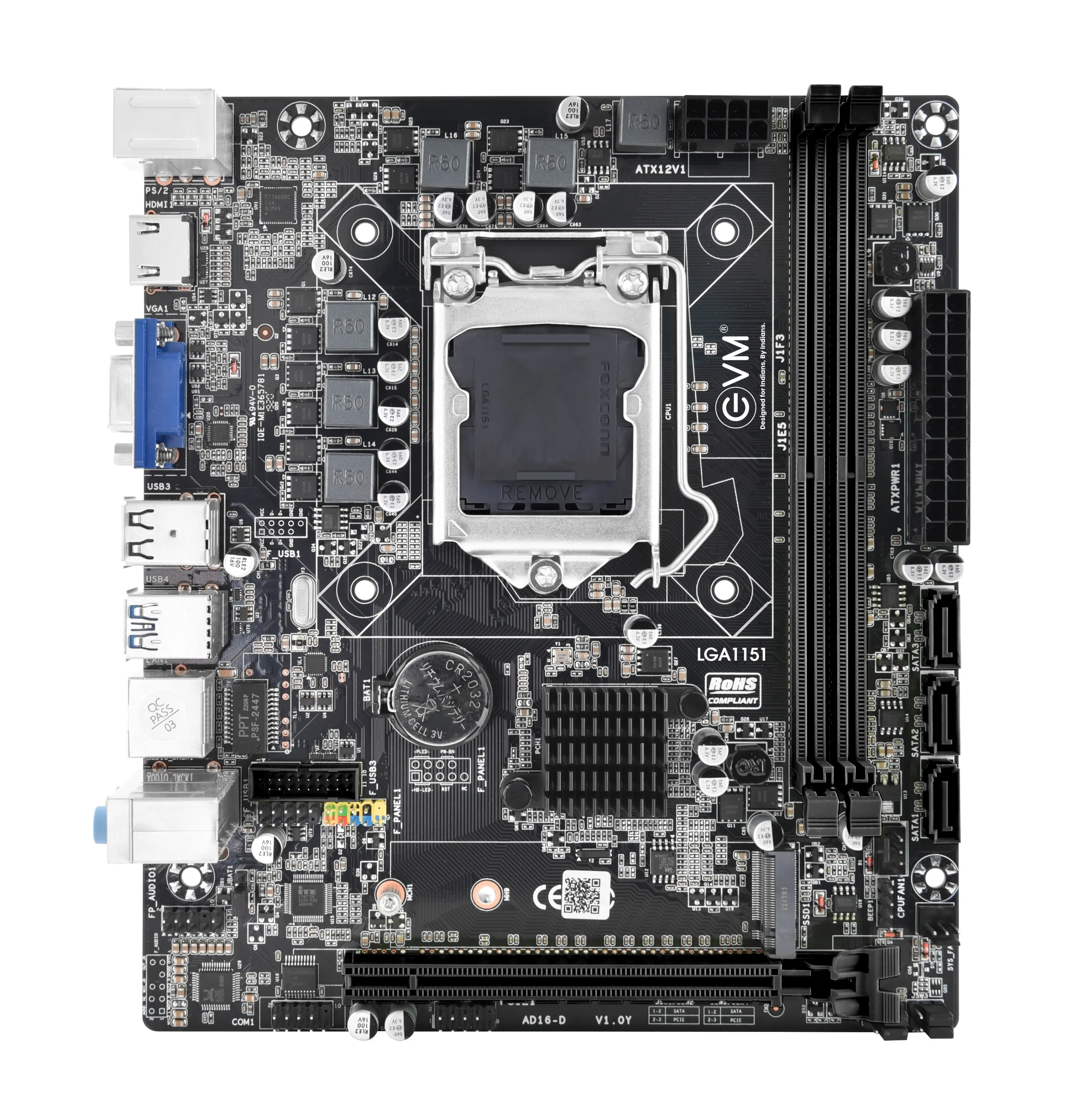 EVM H310G DDR4 Motherboard For Intel 8th | 9th Gen With NVMe Slot view 2